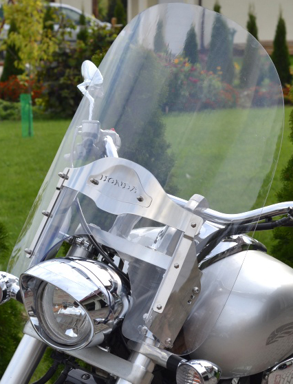 VEĽKÉ OKNO HONDA VTX 1800 RETRO OCELOVÉ KOVANIE