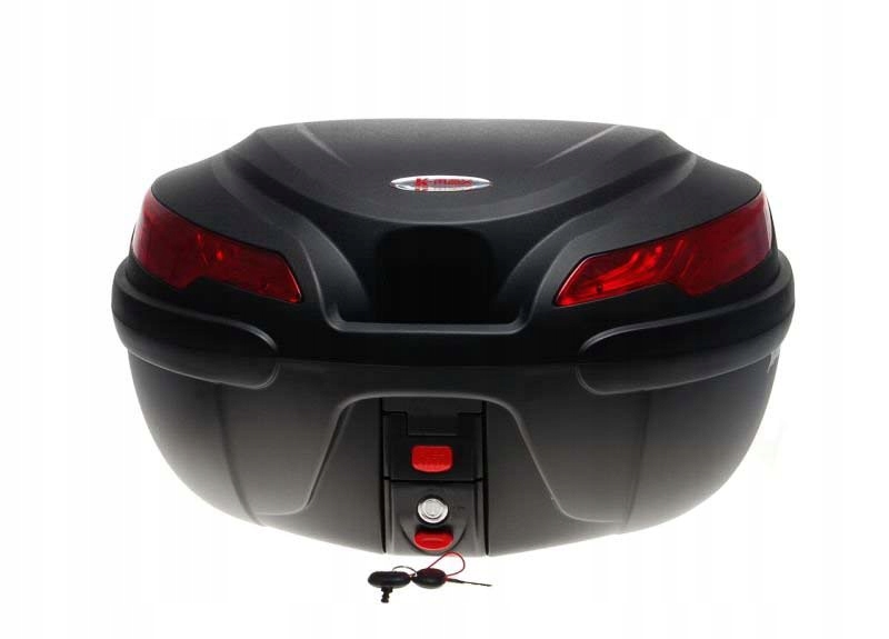 VEĽKÉ CASE MOTO K-MAX, OBJEM 50L + ŠTÍTOK NA 2 PRILBY