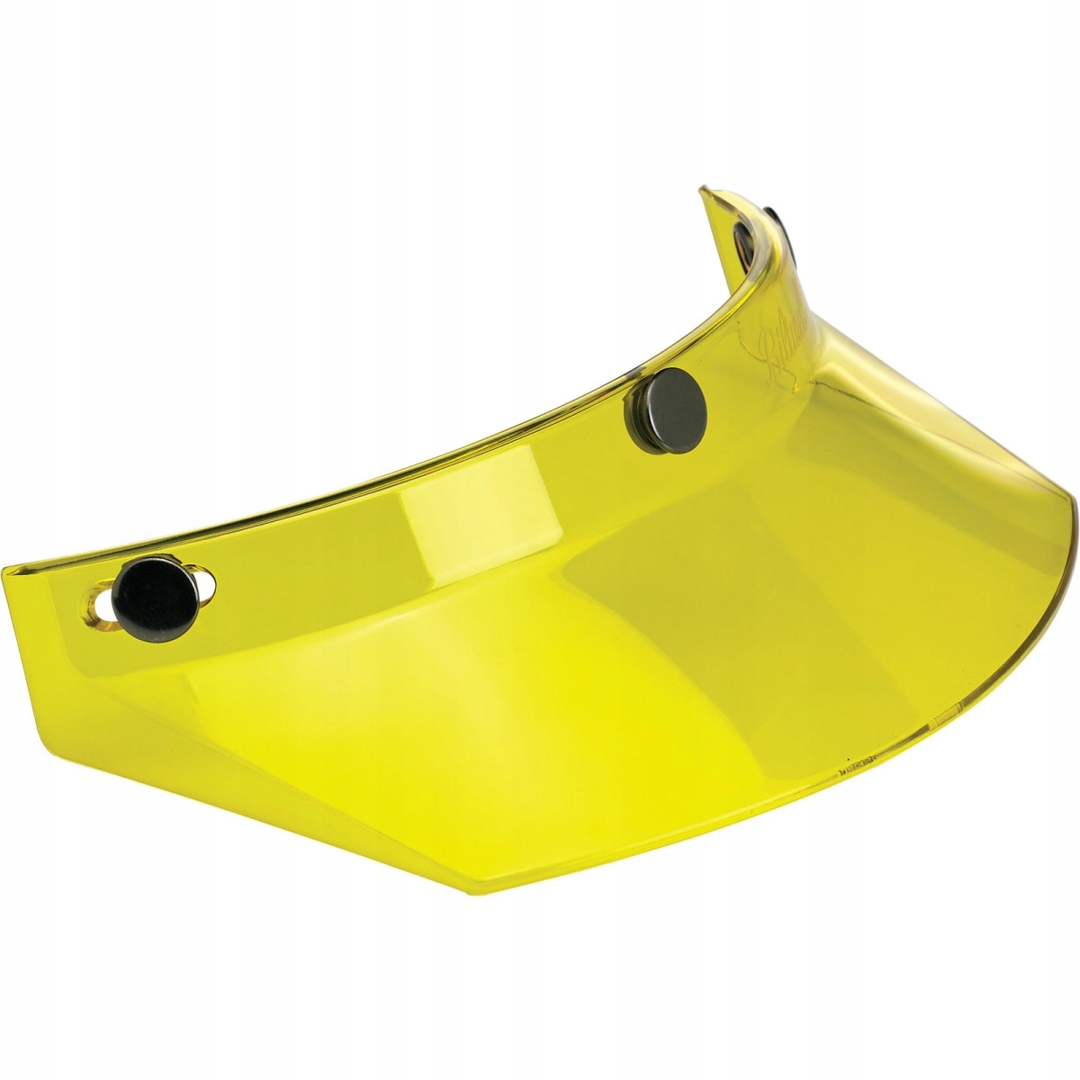 Priehľadný štítok na prilbu so sponami BILTWELL YELLOW