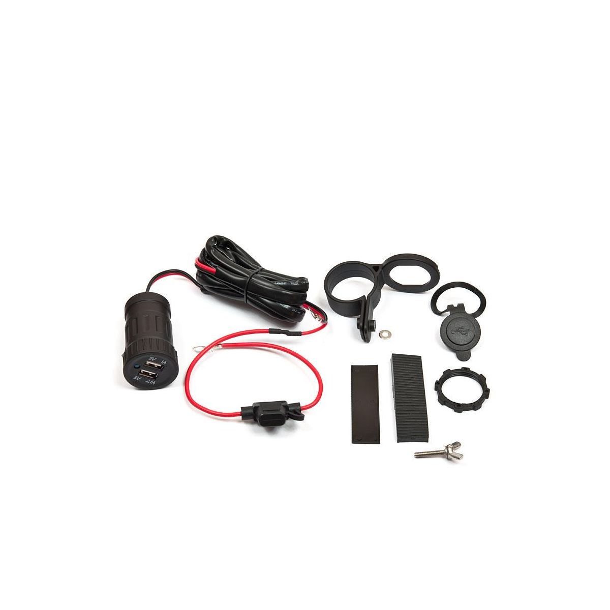 EXTRÉMNY ŠTÝL DVOJNÁSUVNÁ USB ZÁSUVKA NA MOTOCYKL
