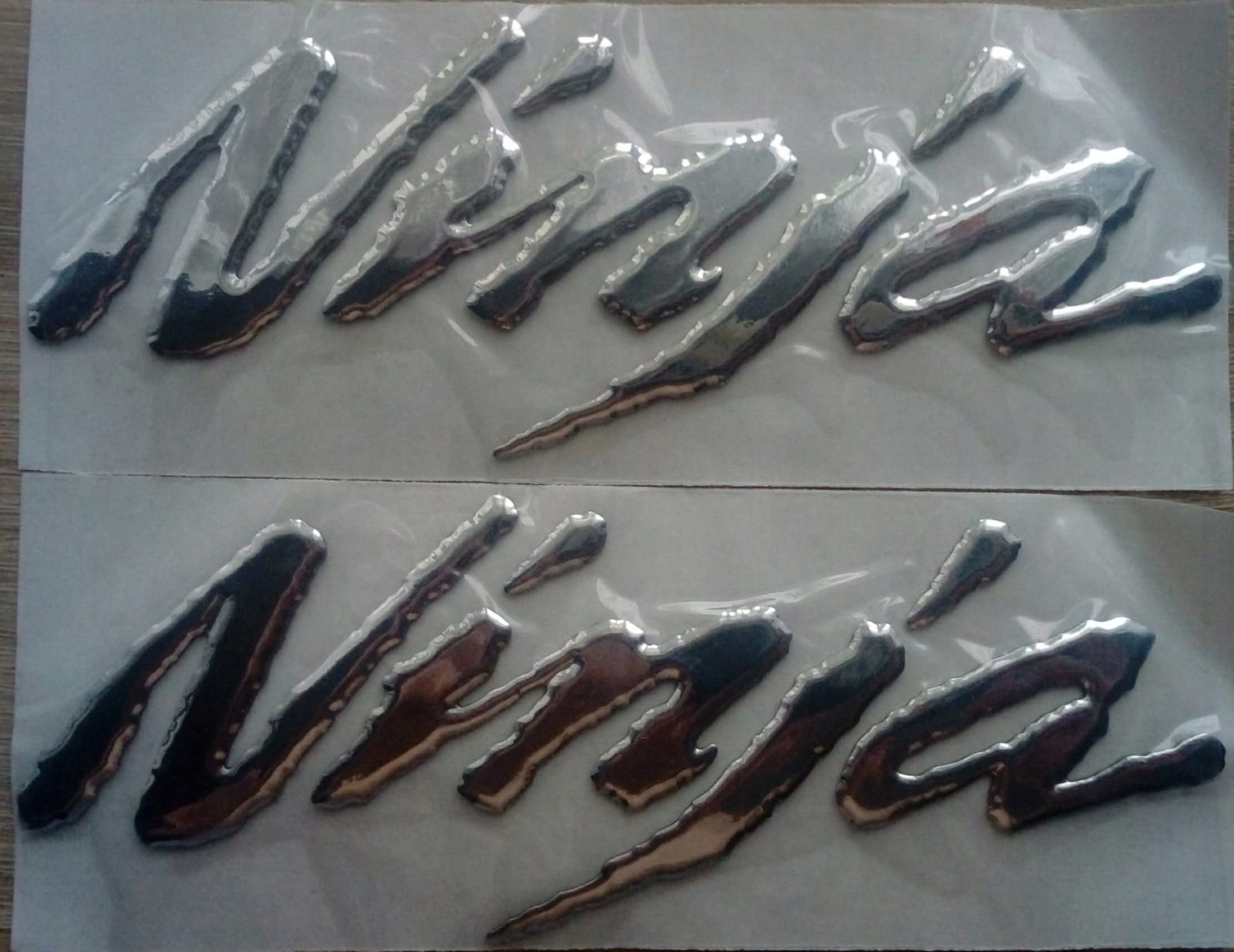 Logo Kawasaki Ninja SLV Logo 3D nápis + Motul