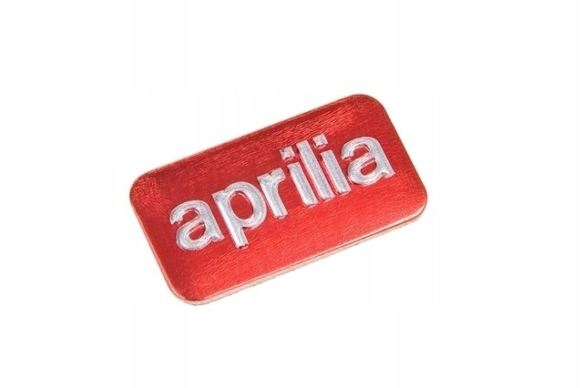 Znak / nálepka Aprilia 3D 24 x 13 mm, Aprilia 12
