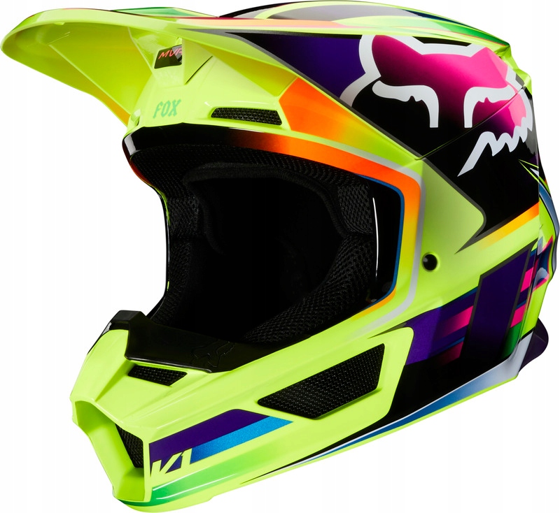 Prilba FOX V-1 GAMA YELLOW OFF-ROAD MX M