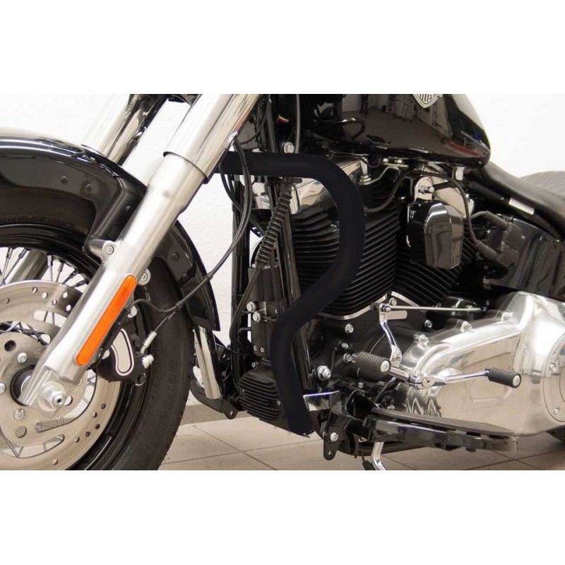 Fehlingové čierne nárazníky pre HD Softail Slim (FLS), 12-