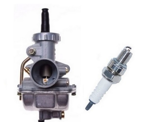 KARBURETOR KPL ZAPAĽOVACIA SVIEČKA ČÍNSKA ČTVERCOVÁ ATV 110