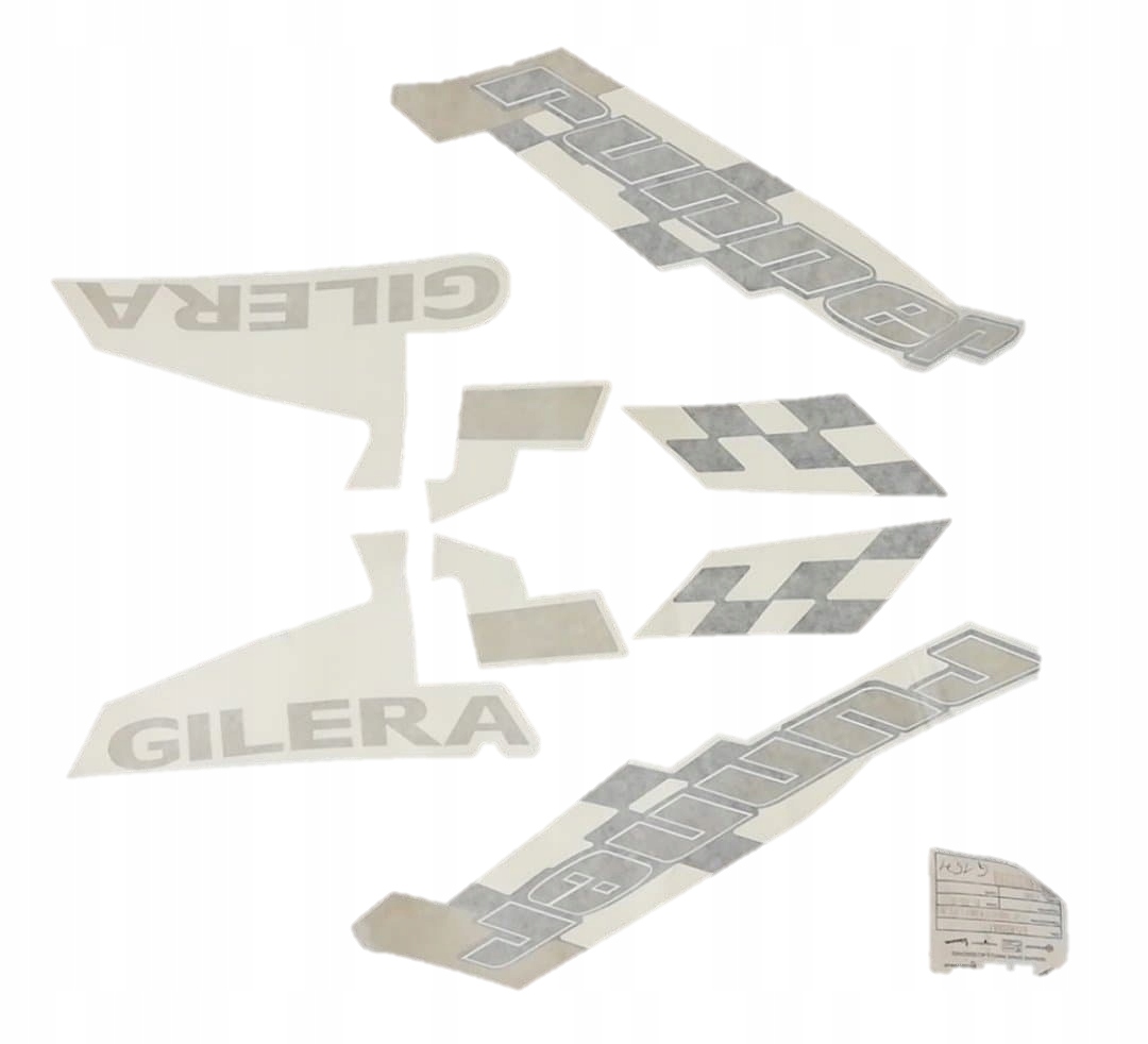 GILERA runner 125 ST STICKERS KONTROLA NOVÉHO ORG