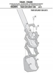 GIVI ES6408 TRIUMPH FOOT EXTENSION Tiger 1200