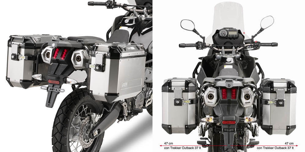 Bočný nosič GIVI PL2105CAM OUTBACK XT660Z Tenere