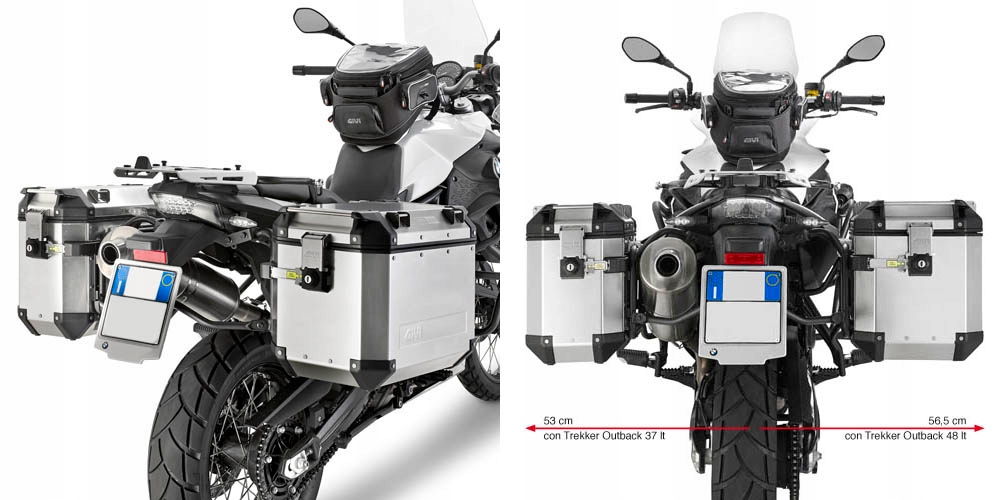GIVI PL5103CAM bočný nosič Outback BMW F800GS
