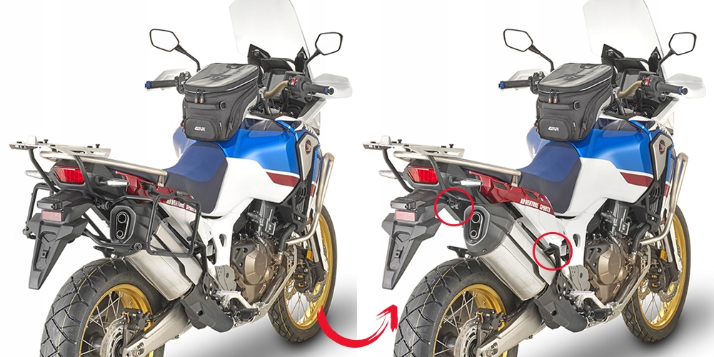 GIVI PLR1161 RÁM PRE BOČNÉ PRÍPADY HONDA CRF1000L