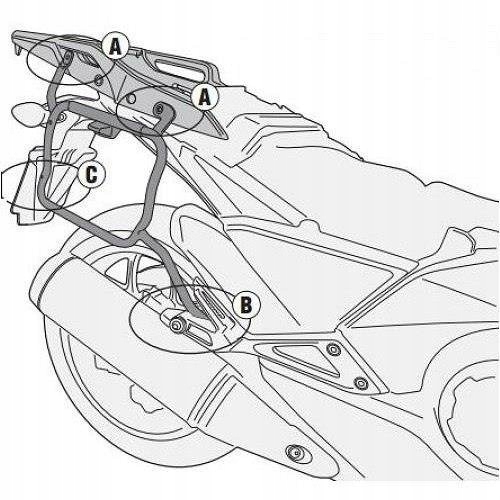 GIVI PLX1120 PRÍPADOVÝ RÁM HONDA INTEGRA 700