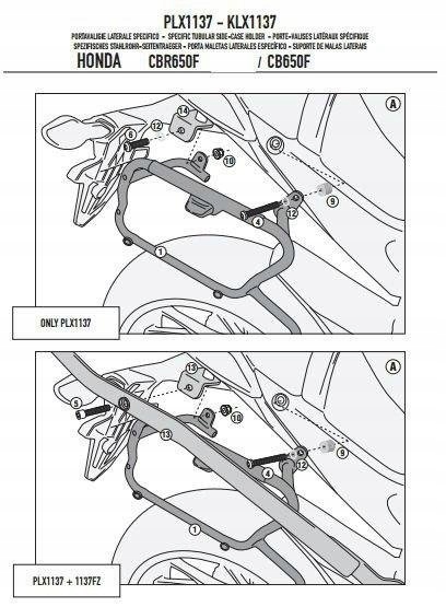 GIVI PLX1137 RÁM KABÍNY HONDA CB / CBR 650F