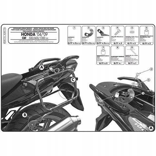 RÁM KABÍNY GIVI PLXR174 HONDA CBF 500/600/1000