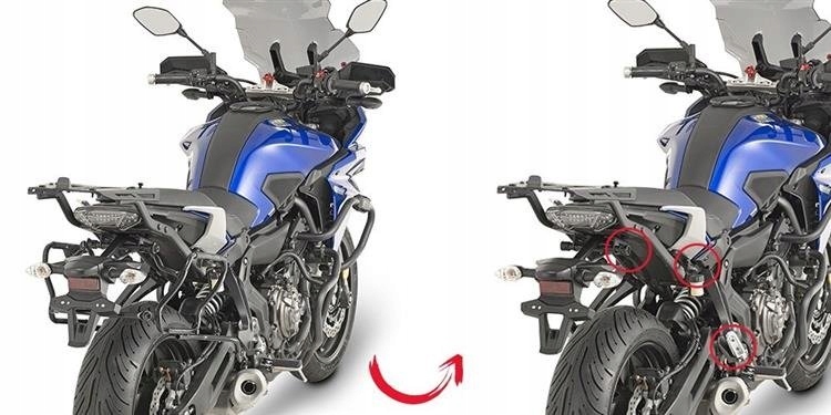 GIVI PLXR2130 CASE FRAME YAMAHA MT-07 TRACER