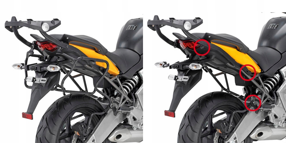 GIVI PLXR450 bočný nosič V35 pre Versys 650
