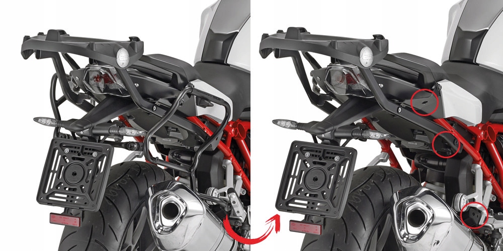 GIVI PLXR5117 stojan na bočné kufre R 1200 R / RS