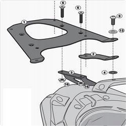 KRYT KOLIES GIVI SR5105 BMW C 600 SPORT