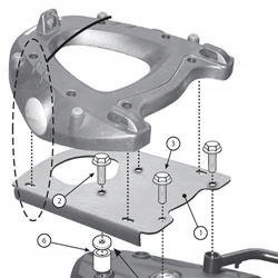 GIVI SR5107 KRYT KOLIES BMW F650GS / F700GS / F800GS