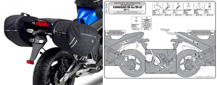 GIVI TE266 SAKW BOČNÁ MONTÁŽ KAWASAKI ER-6