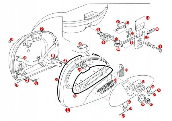 GIVI Z41CDXSM ČIERNE KRYTY E41