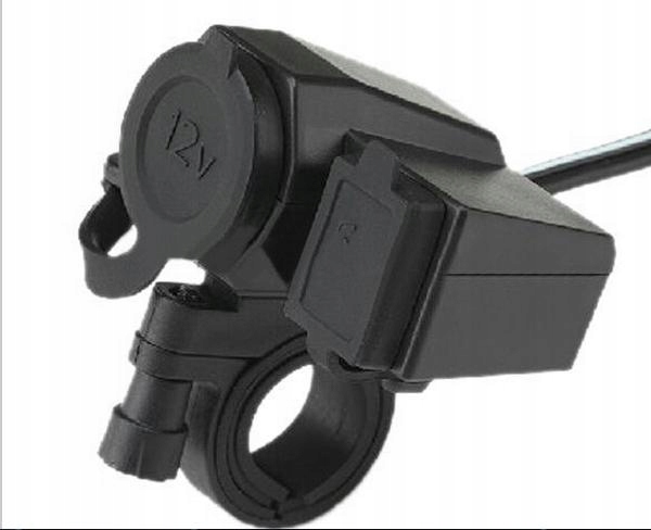 SVETLEJŠIA ZÁSUVKA - 2 V 1 MOTOCYKL 12V + USB 5V