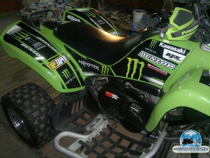GRAFIKA KAWASAKI KFX 700 NÁLEPKY
