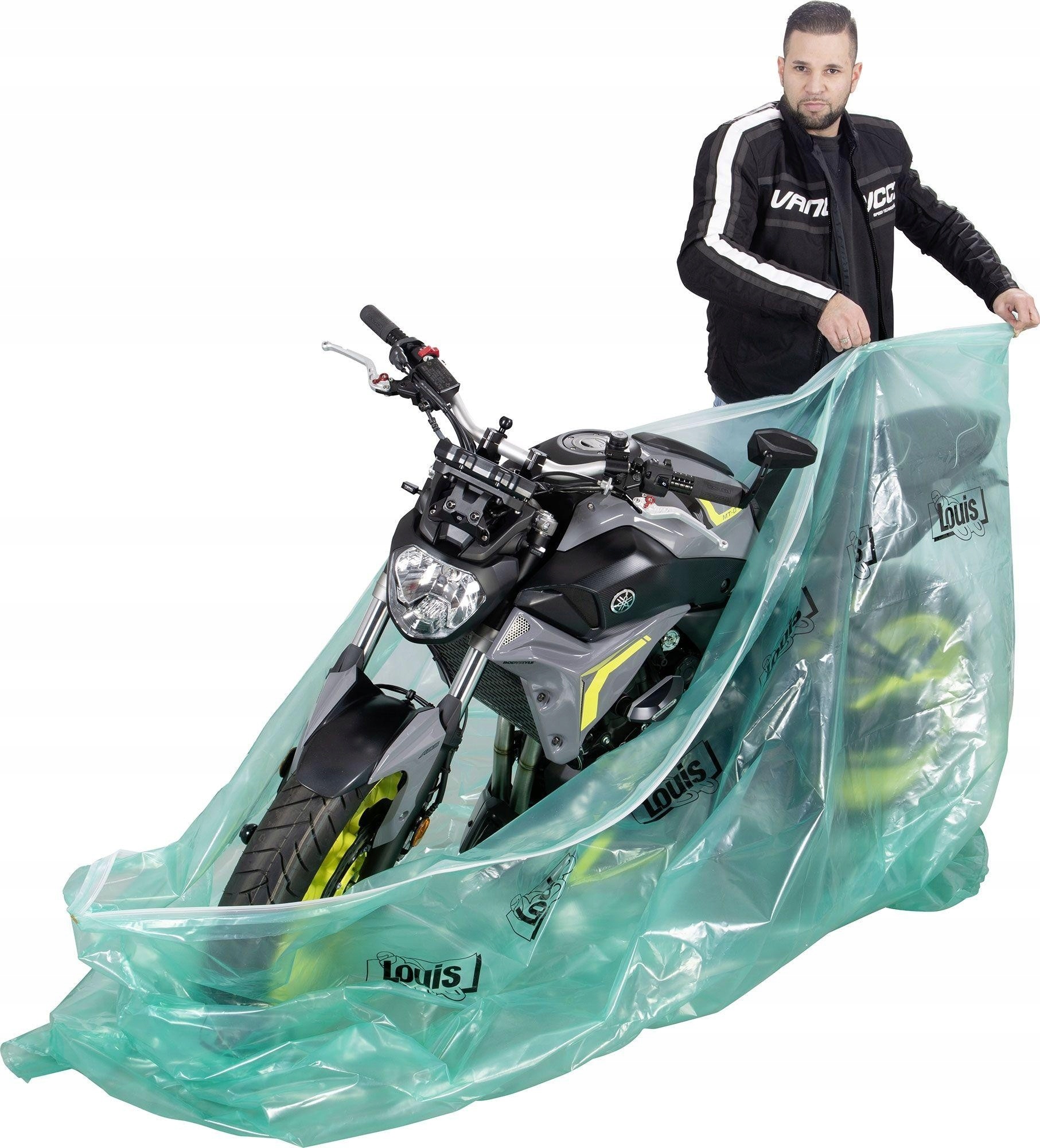 Garážová ochranná fólia LOUIS na motocykel