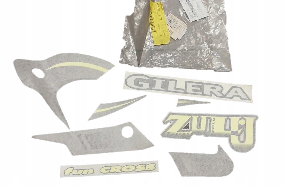 Gilera ZULU fun CROSS stickers nový originál