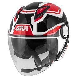 Kolobežka na svetlomety Givi Kask 12.3 STRATOS červená M