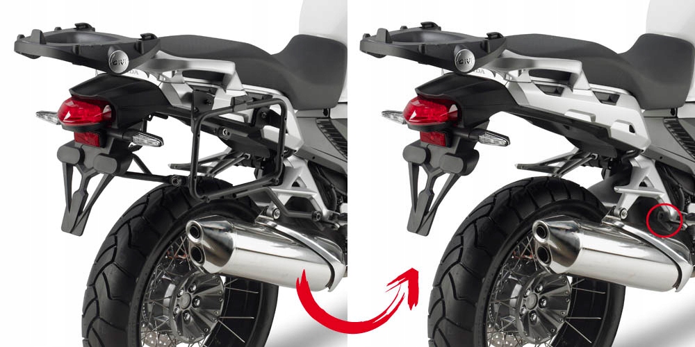 Bočné uchytenie Givi PLR1110 Honda Crosstourer