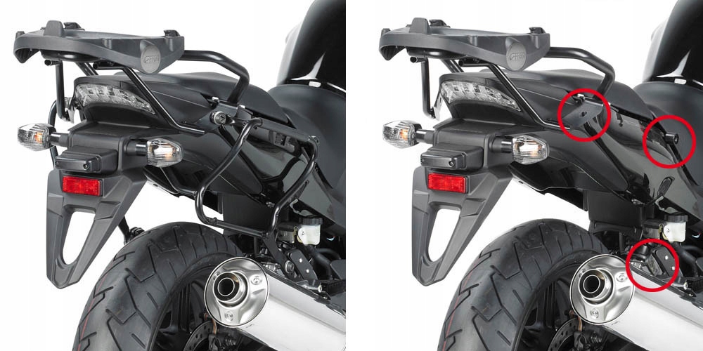 Regál Givi PLXR208 pre bočné kufre Honda CBF1000