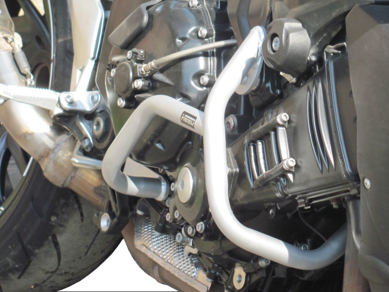 Padacie rámy HEED pre BMW K 1200R (05-08), strieborné, nie crashpad