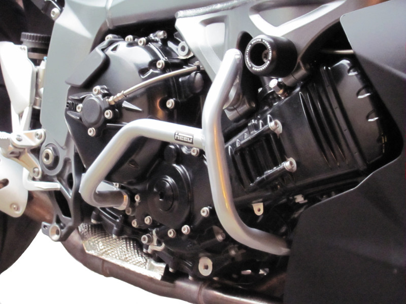 Padací rám HEED pre BMW K 1300R (09-14), strieborný, nie crashpad