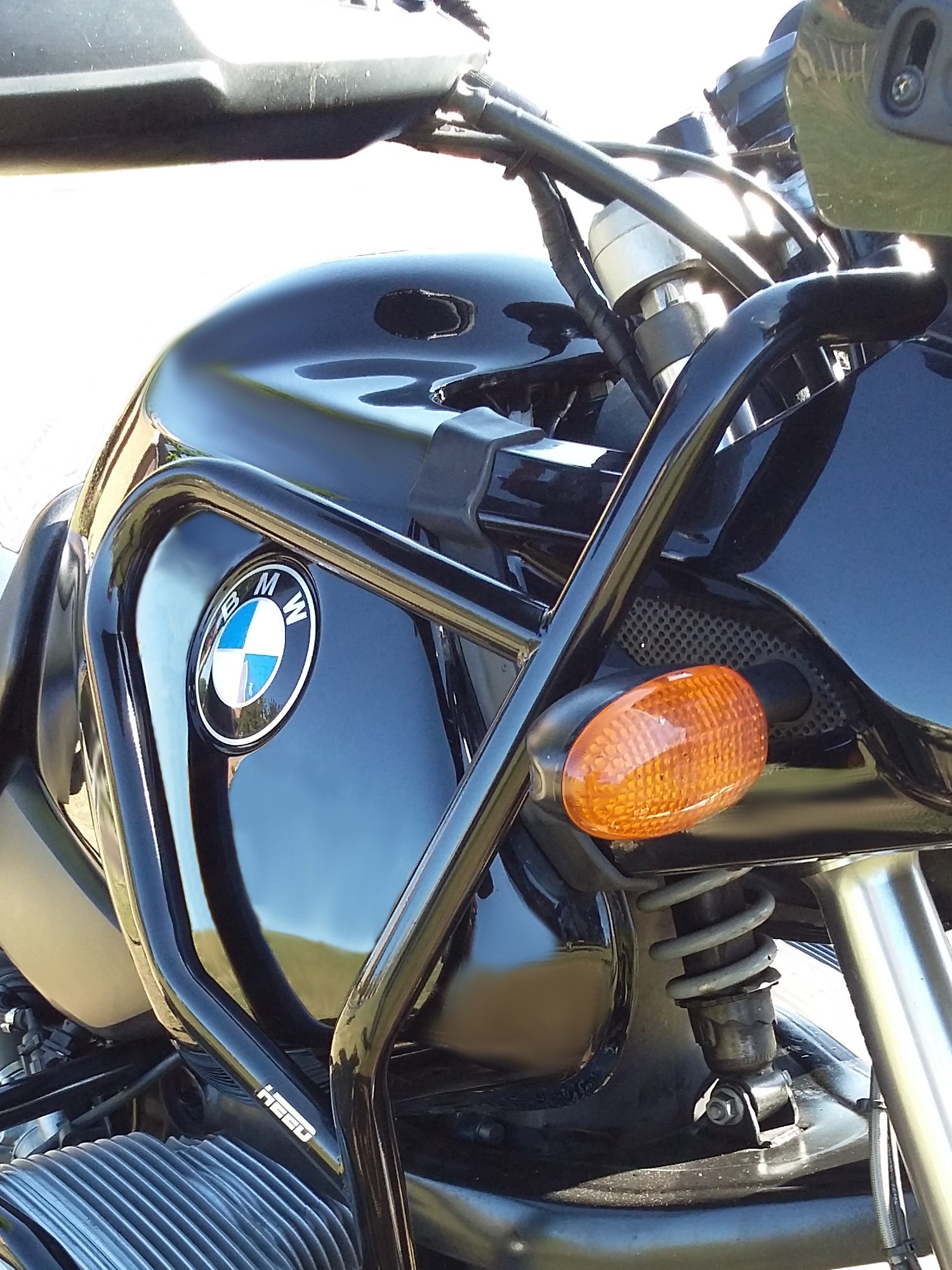 Padacie rámy HEED pre BMW R 1150 GS (1999-2004), horné, čierne