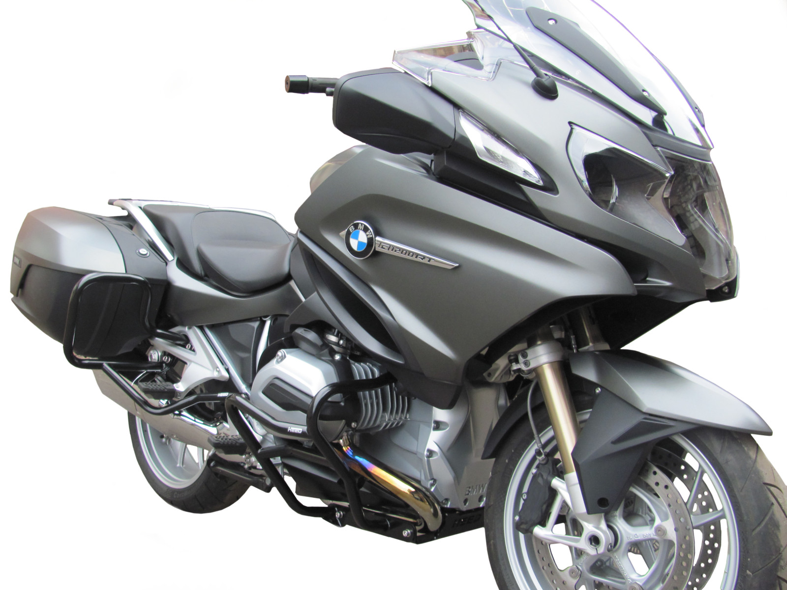 Padacie rámy HEED pre BMW R 1200 RT LC, zadné + predné, čierne