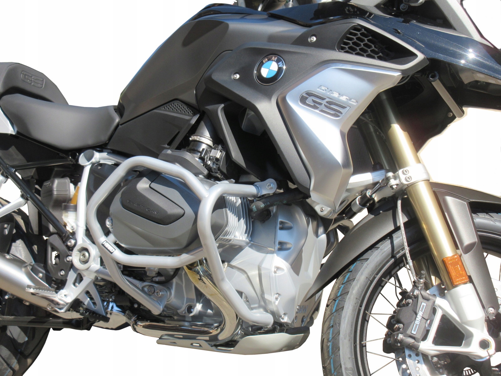 Padacie rámy HEED pre BMW R 1250 GS, spodný BUNKIER - strieborný