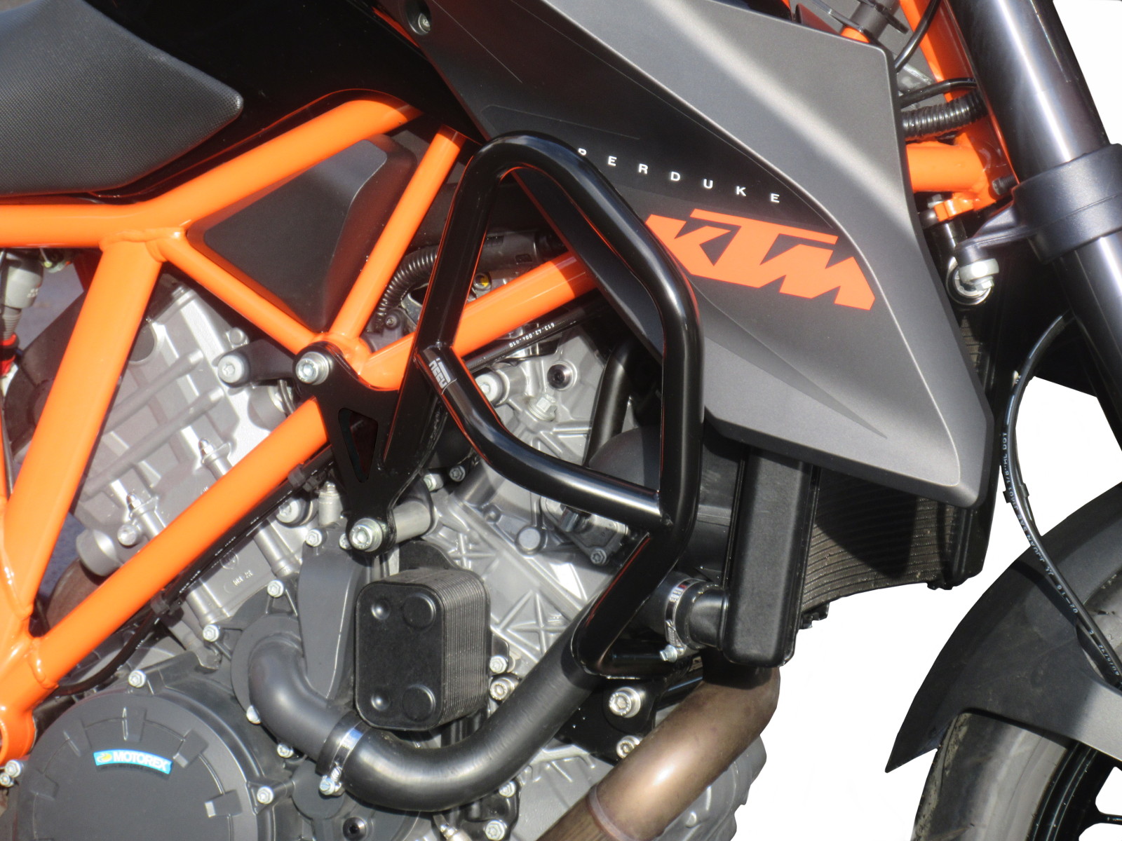 Padacie rámy HEED KTM 1290 SUPER DUKE R (14-16) ČIERNE