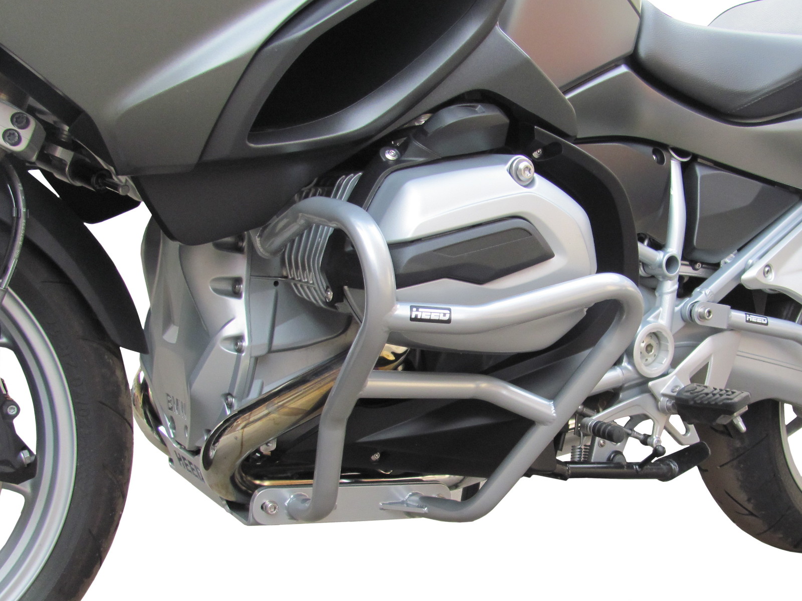 Predné nárazníky HEED BMW R 1200 RT LC (14-18) strieborné