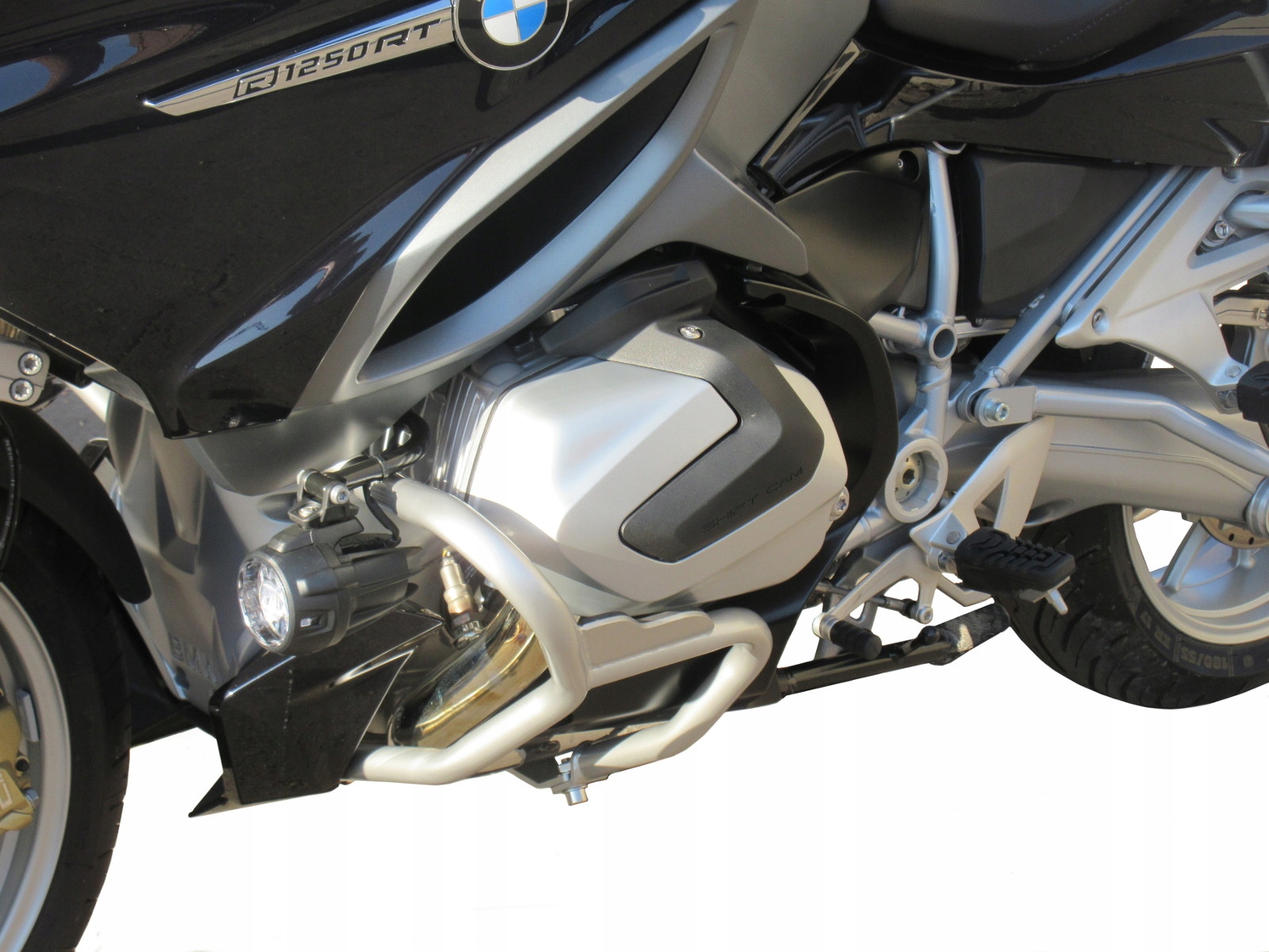 Predné nárazníky HEED pre BMW R 1250 RT - strieborné