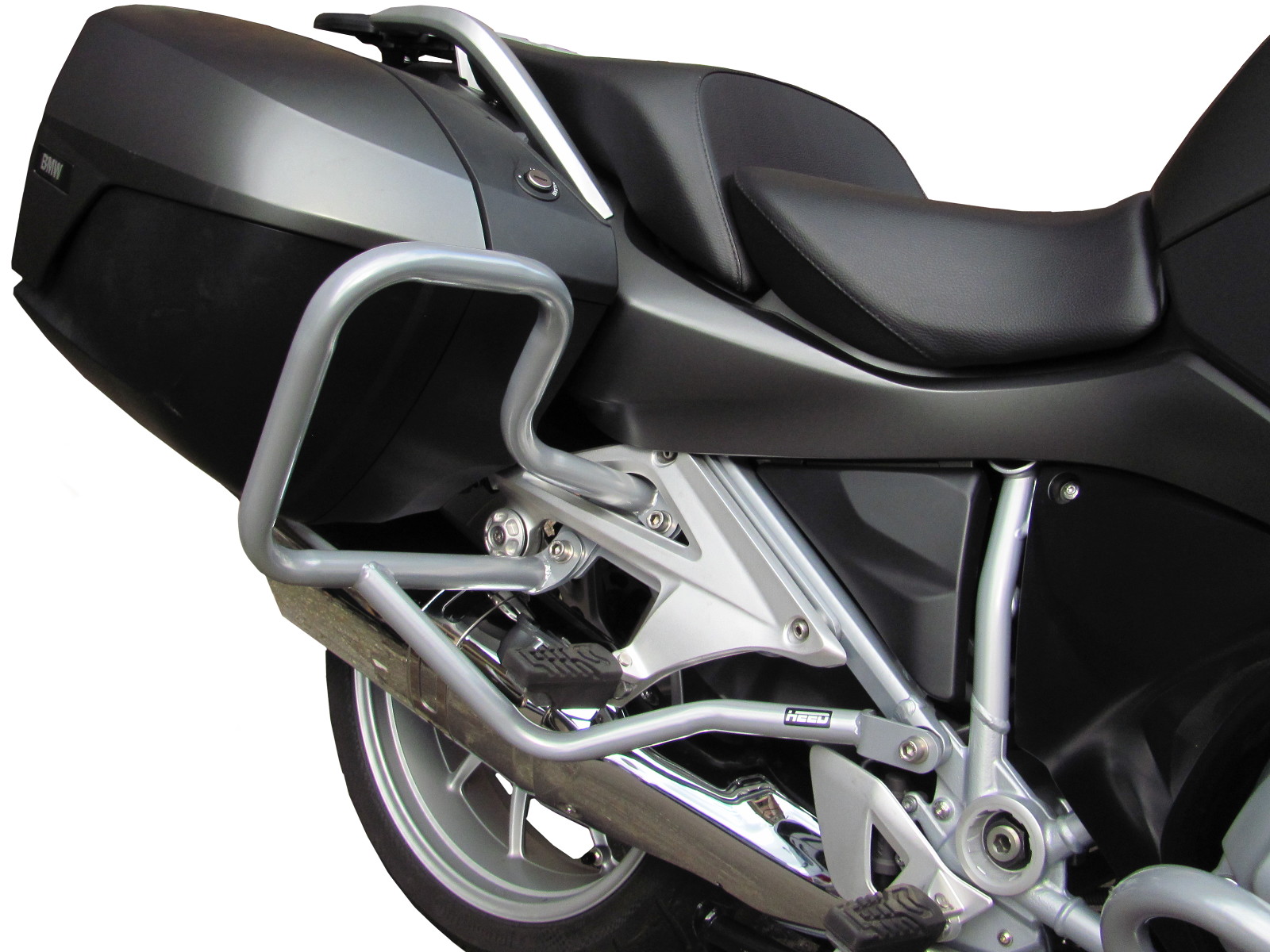 Zadné nárazníky HEED pre BMW R 1200 RT LC (14-18) strieborné