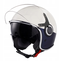 PRILBA VESPA VJ BIELO-ČIERNA S