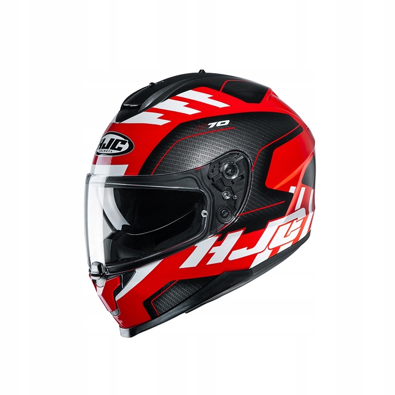 HJC C70 INTEGRÁLNA PRILBA KORO ČIERNA / ČERVENÁ / BIELA XL