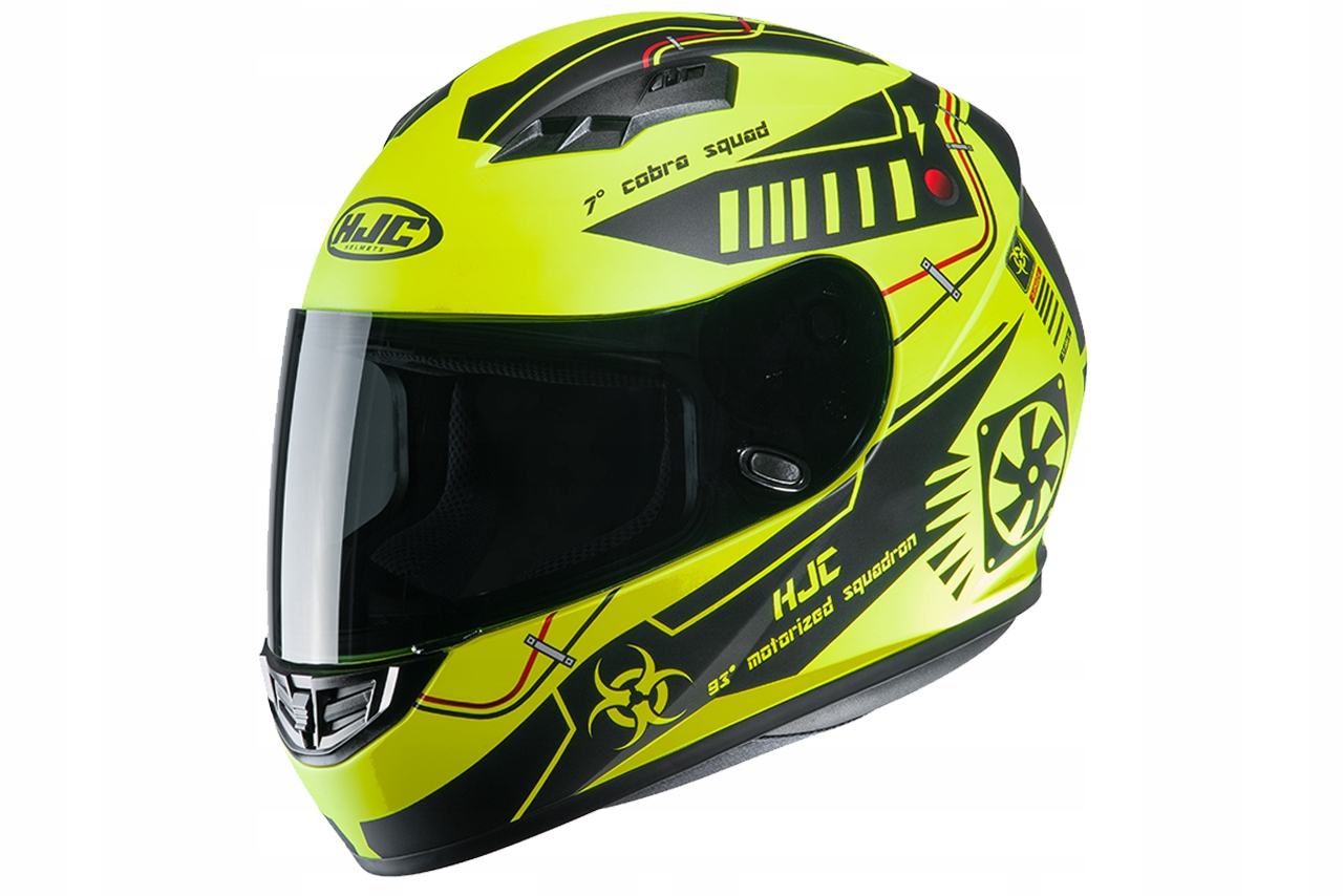 HJC CS-15 PRILBA TAREX ČIERNA / FLO ŽLTÁ XL