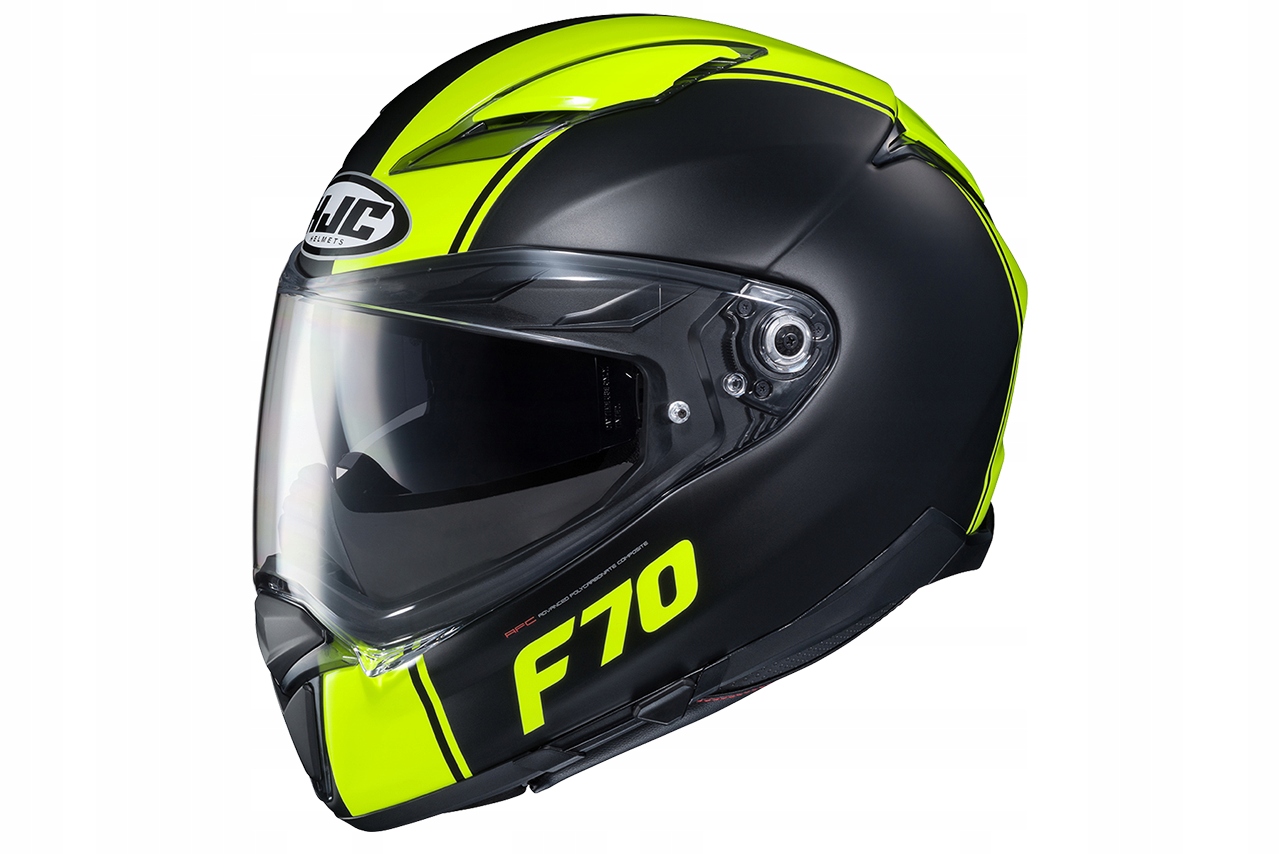 HJC F70 INTEGRÁLNA PRILBA MAGO ČIERNA / FLO ŽLTÁ S