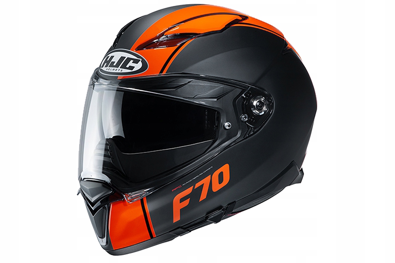 HJC F70 INTEGRÁLNA PRILBA MAGO ČIERNA / ORANŽOVÁ S
