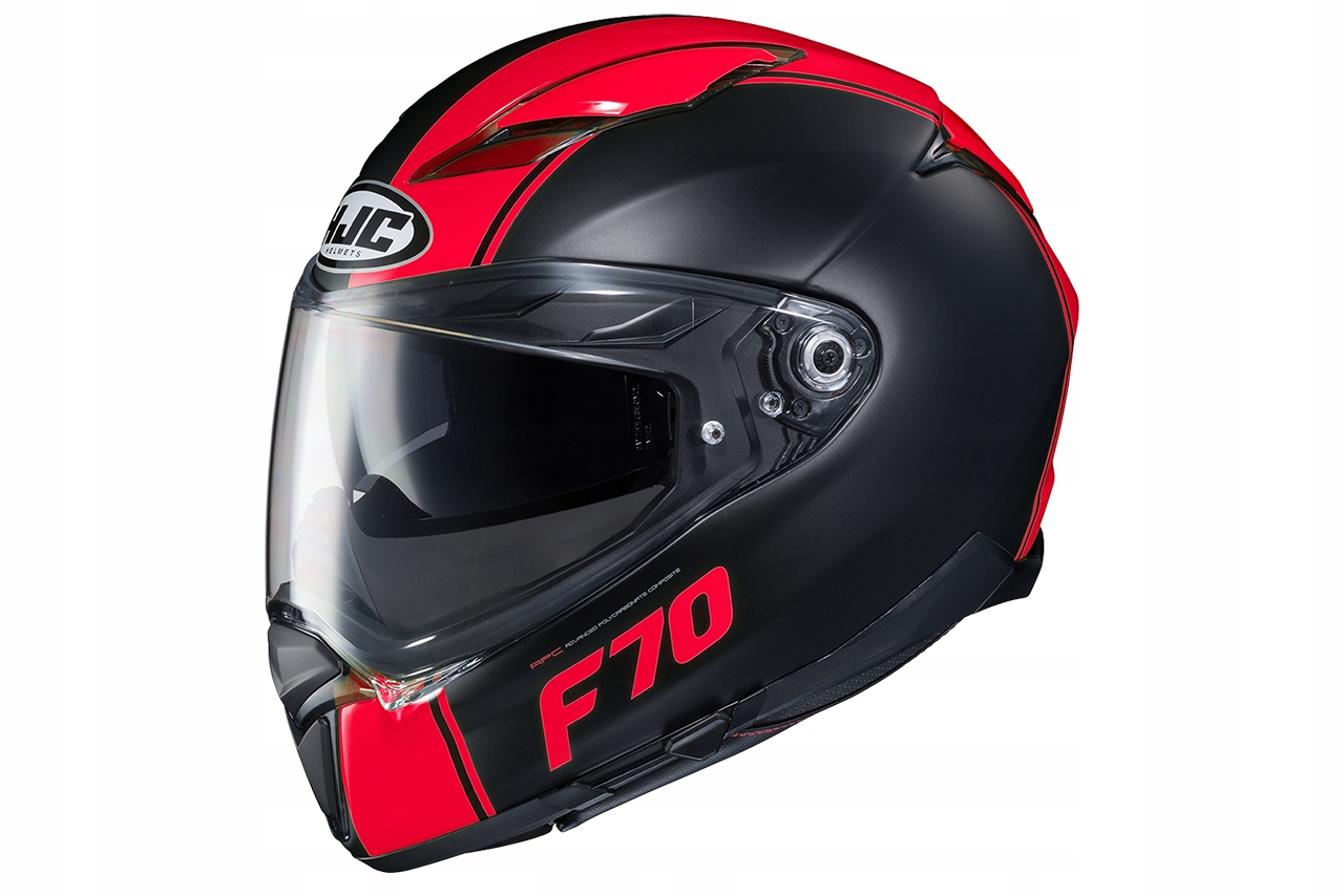 HJC F70 INTEGRÁLNA PRILBA MAGO ČIERNA / ČERVENÁ M