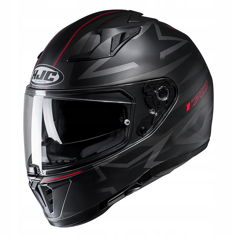 Moto prilba HJC I70 CRAVIA Red, štítok, M