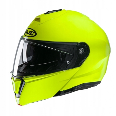 HJC I90 FLUO ZELENÁ MOTOCYKLOVÁ PRILBA R S Z RUKY!