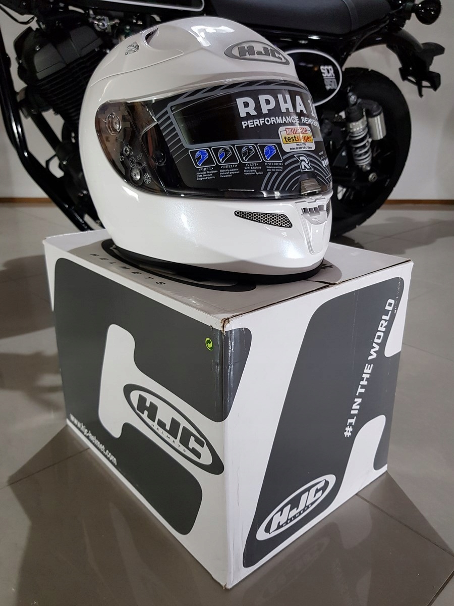 HJC RPHA 10 PLUS Metal Pearl White L AKCIA!
