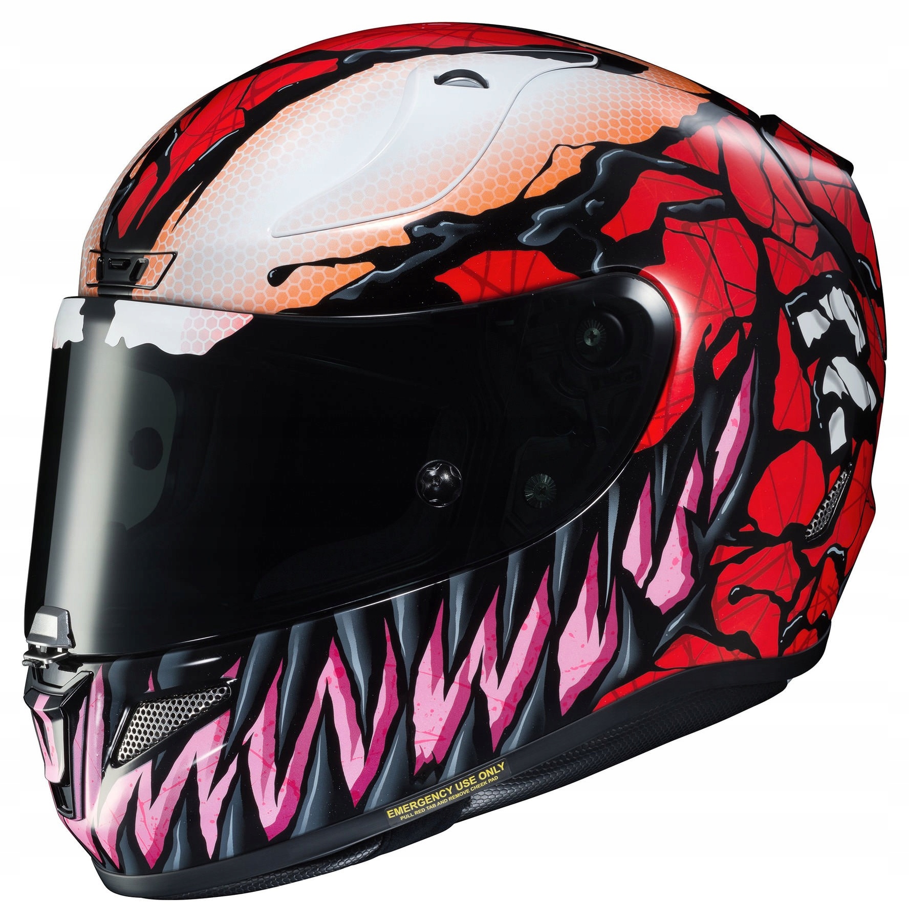 Integrovaná prilba HJC RPHA 11 Carnage Marvel MC1 M
